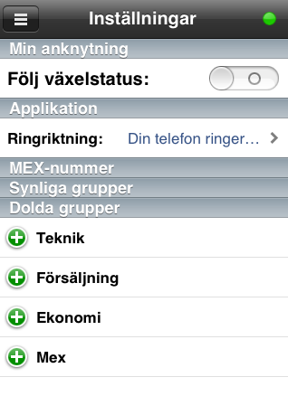 7.9.2 Aktiva samtal Fliken Aktiva samtal visar alla aktiva samtal för en kö och ser ut på följande sätt: 7.