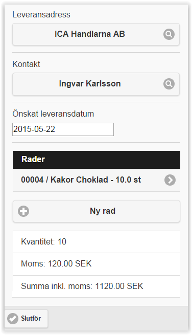 Senast Uppdaterad: 15-06-09 Exder Mobile Sida 35 av 37 Vi ser nu att raden har lagts till.