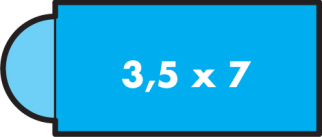 2 Rektangulär 3x6m med lagun 2,4m 102858 Rektangulär 3x6m basic 85452 Pooltäckning 3x6 med lagun + stroppar 9700 Pooltäckning 3x6 +stroppar sommar/vinter 6800 Pooltrappa Roman 244 28690 Marmorsarg