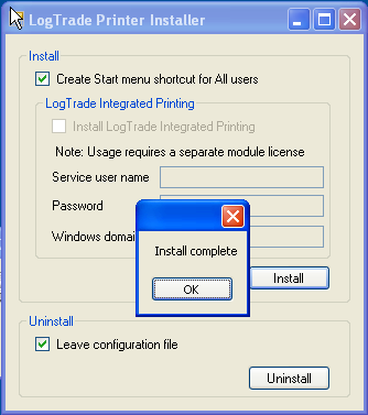 3 av 9 Klicka i bockrutan Create Start menu