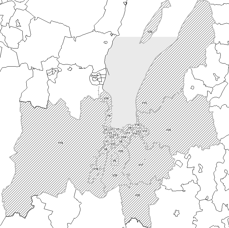 2 Figur 1-1 20 urvalsområden