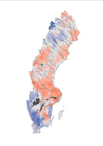 Ändringar i 100-års flöden