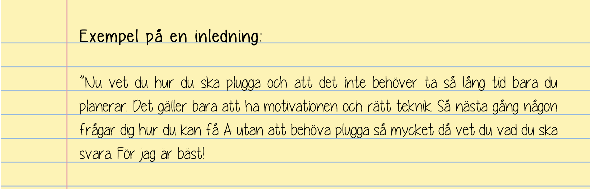 framträdanden Avslutningen ska vara en sammanfattning i korta drag av vad du har tagit upp. Den ska knyta ihop med inledningen. Ett bra knep är också att avsluta med att ställa en retorisk fråga.