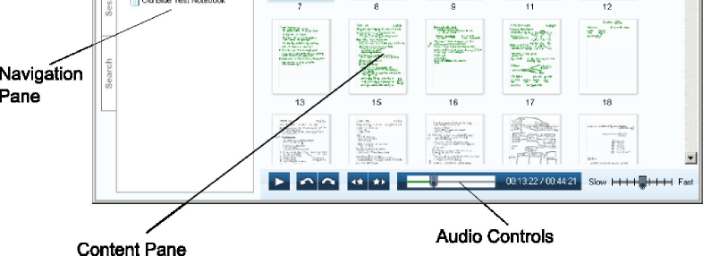 3 Lär känna Livescribe Desktop För att använda Livescribe Desktop bör du bli bekant med översikterna,