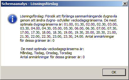Kapitel 4 Grundschemat Du kan ändra dygnsbrytgränser och veckodagsgränser för respektive anställd genom att högerklicka på personallistan och sedan välja Redigera personal i den snabbmeny som visas.