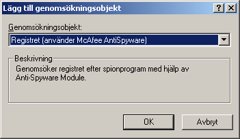 Konfigurera modulen från VirusScan Enterprise Här får du veta hur du konfigurerar modulen i VirusScan Enterprise.
