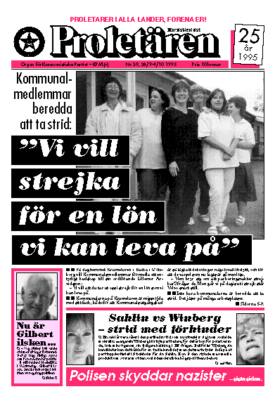 Under hösten drar KFML(r) i Göteborg igång en namninsamlingskampanj mot planerna på ett operahusbygge. Över 100 000 göteborgare skriver under. som ibland uppstår för minsta lilla fel i vår tidning.