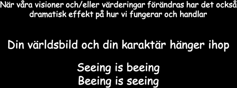 Kartan Verkligheten Visioner och värderingar Verkligheten Kartan Visioner och värderingar 592 593 Verkligheten Kartan Visioner och värderingar Verkligheten Kartan Visioner och värderingar 594 595 Att