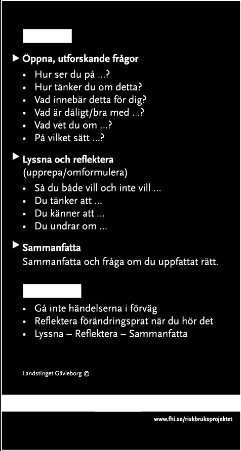 2 Att samtala om levnadsvanor 2.