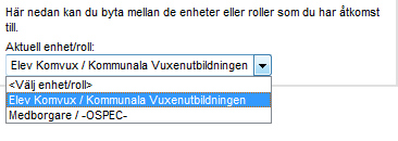 Inte bara medborgare En person med rollen Medborgare kan även ha en annan roll i Dexter.