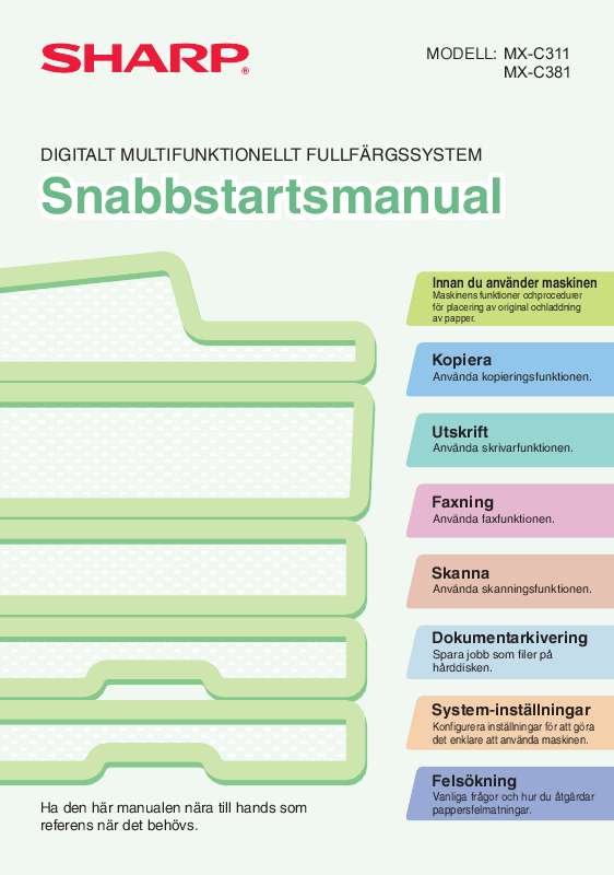 Du hittar svar på alla dina frågor i instruktionsbok (information, specifikationer,