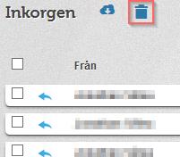 Du möts av då av två alternativ, att radera inkomna meddelanden fram till ett visst datum och att radera skickade