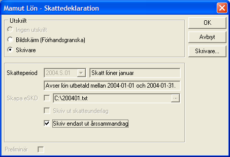 Utskrifter för avstämning av kontrolluppgifter För att på ett enkelt sätt kunna stämma av årets kontrolluppgifter finns det några utskrifter som du bör känna till.
