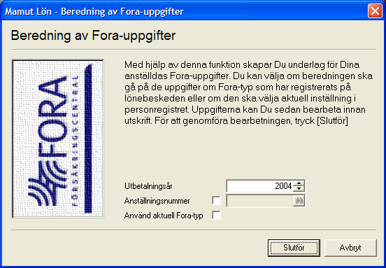 Bereda I beredningsfasen går Mamut Lön igenom alla lönebesked som blivit uppdaterade under utbetalningsåret och summerar dessa till redovisningen av AFA uppgifter.