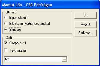 CSR förfrågan (Centrala skatteregistret) I Mamut Lön får du hjälp att hålla alla anställda uppdaterade med rätt skattetabell och jämkning.