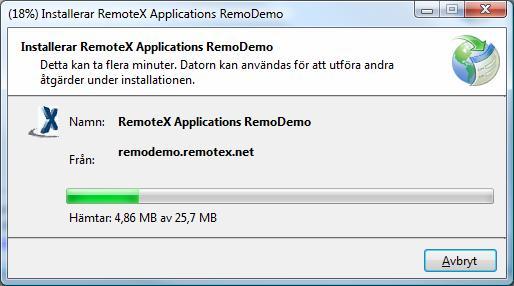 Klicka på knappen Install for Windows för att starta installationen. Du kommer sedan att få bekräfta installationen.