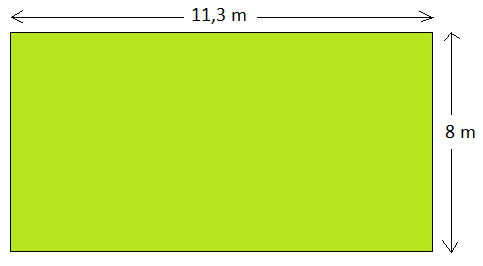 På denn yt kn 102 moduler instllers. 100 liggnde och 2 stående. Totl effekt blir 26 kw. Klubbhus tk 3 Figur 101. Applicerbr yt (grön yt) på klubbhuset tk 3.