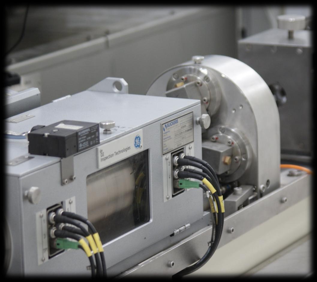 Ultraljudsprovning Utrustning Rotationsaggregat GE Rota 25 Rotation upp till 8000 v/m Linjärmatning