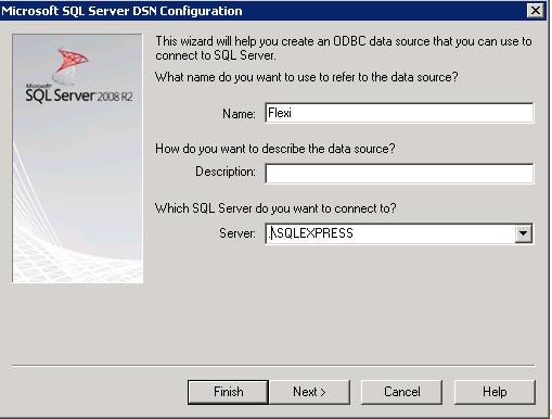 47 ODBC inställningar 1. Öppna utforskaren och bläddra fram till: C:\Windows\SysWOW64 där du hittar filen odbcad32.exe. 2.