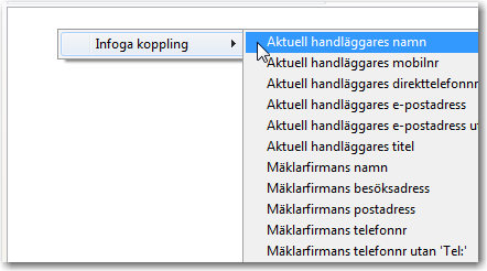 Här väljer du mall för SMS och klickar på OK. Här är fönstret där du skriver in och formaterar dina mallar. Här skriver du in titel på din mall. Till exempel Jul SMS 2010.