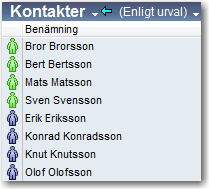 För att få fram samtliga säljare och köpare för det här året går vi till fliken Objekt i fönstret för urval. För att få med hela året väljer vi första januari.