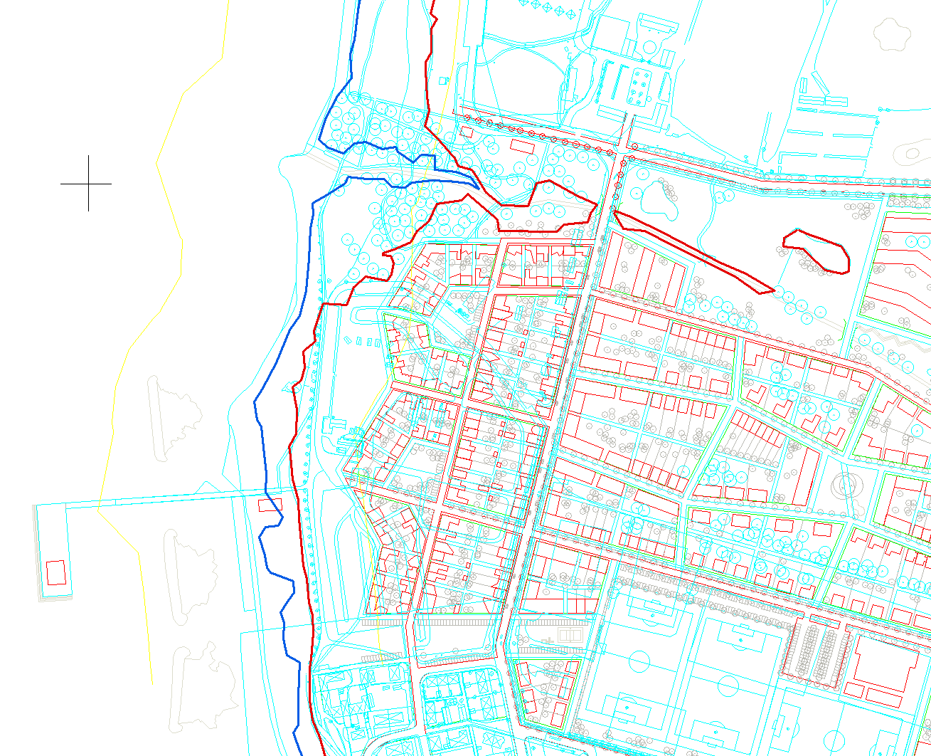 Cykelvägen kommer delvis att ligga under framtida medelhavsnivå och likaså stora delar av hamnområdet (se nedan).