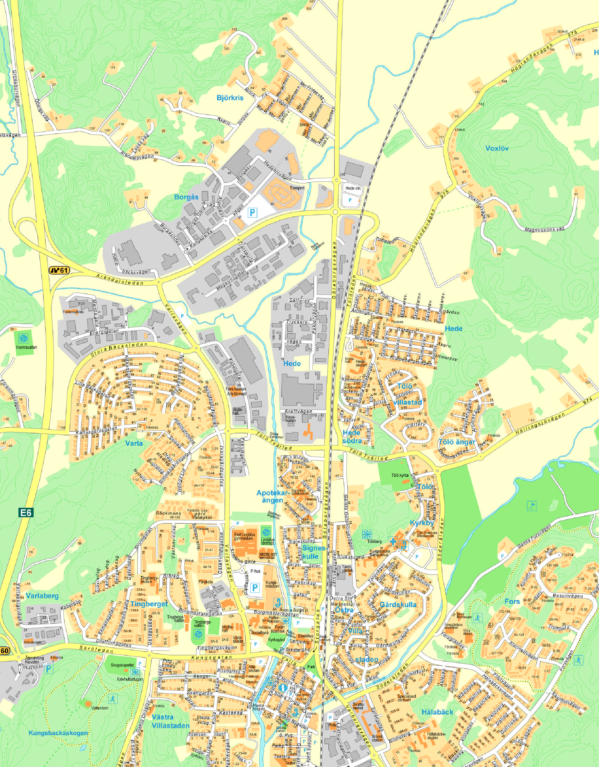 Planbeskrivning, Granskningshandling Hede industriområde Apotekarängen Detaljplan för Hede 3:122 i Kungsbacka stad Område