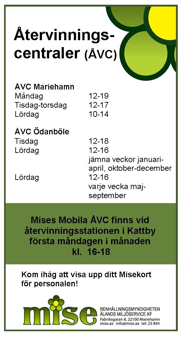 ÅLANDSBANKENS ÖPPETTIDER I JUNI, JULI OCH AUGUSTI MÅND-FRED 9.30-15.15 (lunch 12-12.30) Hammarlands hälso sjukvårdsmottagning och hemsjukvård informerar; fr.o.m januari 2014: tel.tider::vardagar kl.