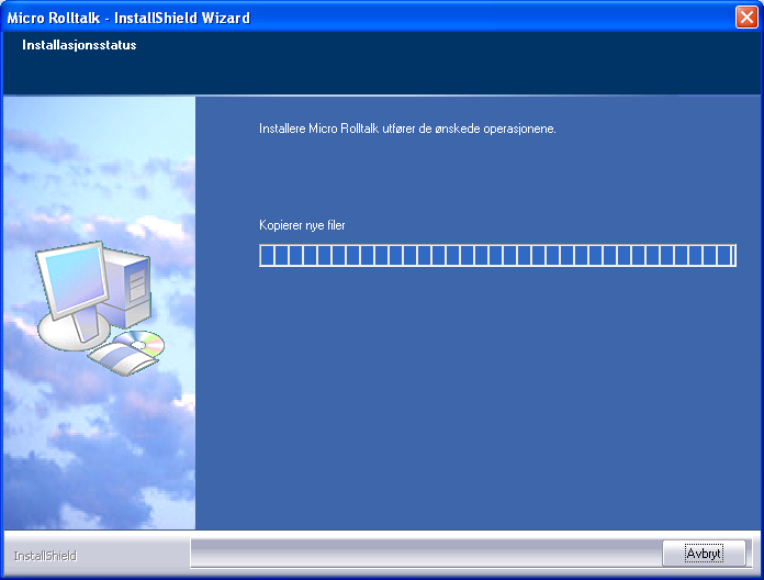 XP a Visningsfönster för installationsprocess. 22.