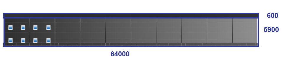 Vindlast mot långsida h,tak=sarg+isolering+plåt+upplagshöjd=0,15+0,15+0,1+0,2=0,6