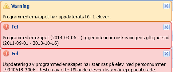 Om huvudmannen använder studievägsvarianter och eleven ska ha en särskild studievägsvariant så fylls detta in i Studievägsvariant. Tryck på Nästa.