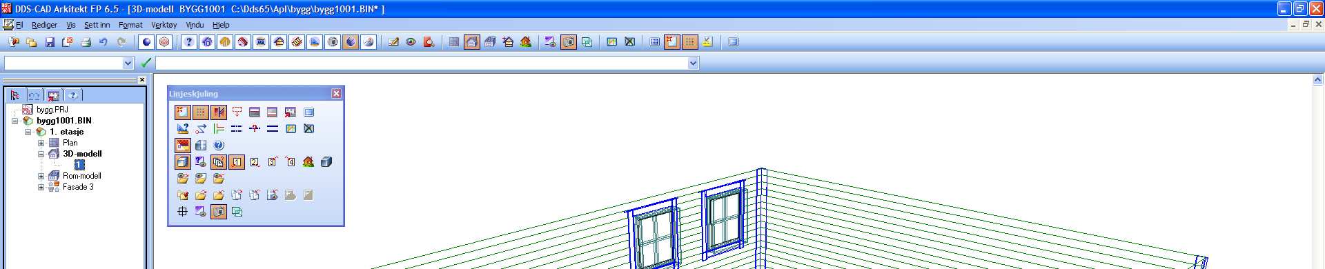 25.05.2009 Kapitel 3... 9 Se på 3D-modell Klicka på 3D-modell och ev. önskade Presentationsegenskaper.