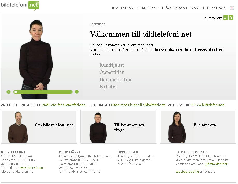 Registrering Första gången du använder tjänsten bildtelefoni.net så behöver du registrera dig som ny användare. Det gör du enkelt genom att besöka bildtelefoni.net:s hemsida, www.bildtelefoni.net, och klicka dig vidare till webbklienten som du finner längst ner till vänster på startsidan.