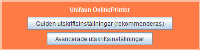 3 1 Ändra skrivarinställningar Unifaun OnlinePrinter För att ändra skrivarinställningar gå