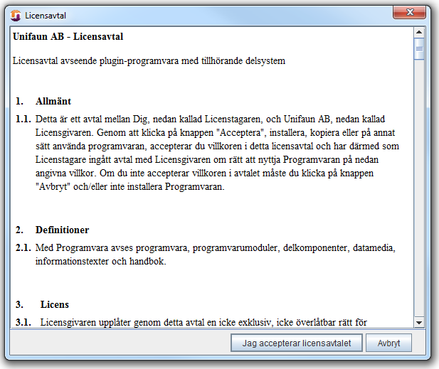 4 2 Autoinstallation av Unifaun OnlinePrinter Kontrollera om Java är installerat på din dator och om det är tillåtet att köra.