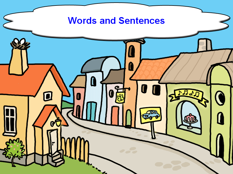 Words and Sentences Träna engelska!
