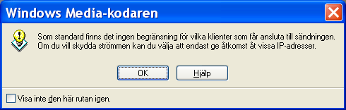 Om du vill kan du fylla i information om din stream. Klicka på Nästa. Så enkelt det kan vara. Gå vidare och klicka på slutför.