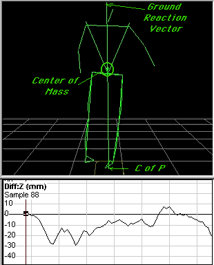 body is never totally still. CoM movement creates a distance between CoM and CoP.