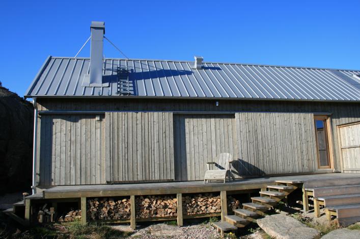 Loftbjälklag på takstol Loftet byggs på takstolarnas underarm.
