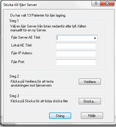 8.2.5 Skriv ut alla patienter Skriver ut en patientlista. Innan du skriver ut en patientlista behöver du göra en sökning. Öppna sökrutan genom att klicka på Verktyg > Sök.