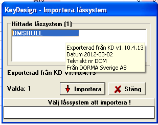 Sidan 5 av 9 2015-03-31 Det finns en inställning av var export/importfilerna standardmässigt skall hämtas.