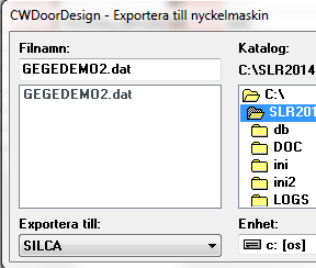 Sidan 8 av 9 2015-03-31 som Urval av låssystem. Aktivt fönster avgör vilken urvalsfunktion som aktiveras. - Dörrspecifikation (Dörrkort) kan nu kompletteras med bild/ritning på dörren.