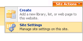 Aktivera en webbplats Kapitel 8 När du har skapat mappningarna måste du aktivera SharePoint-området för Documentum Archive Services.