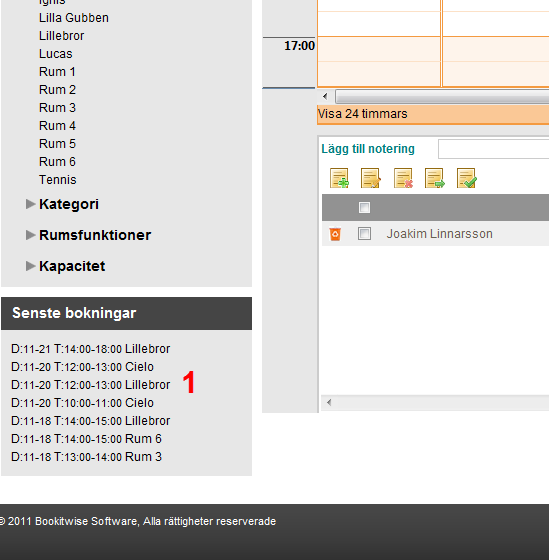 Page 16 of 18 Anteckningsfunktion 1. Lägg till en anteckning enkelt genom att Skriva texten här och sedan trycka på ENTER tangenten. 2.