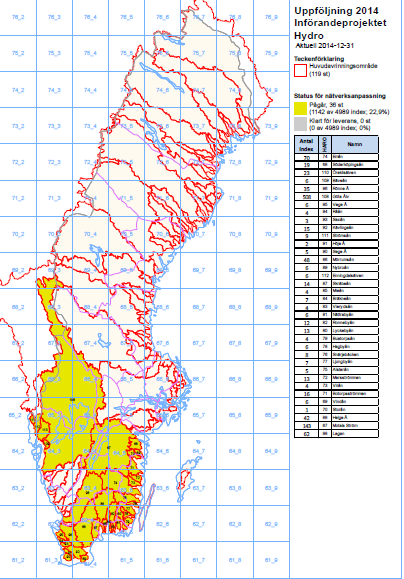 Hydrografi i nätverk Samverkan mellan Lantmäteriet och SMHI Vi kopplar ihop Sveriges alla sjöar och vattendrag i ett sammanhängande nätverk Målbild 2017 Vi har en samlad nationell hydrografi i