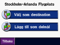 Följa din rutt Medan du kör vägleder zūmo dig till destinationen via röstuppmaningar, pilar på kartan och anvisningar överst på kartan.