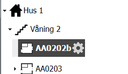 Byt nmn på rum Om du vill byt nmn på ett rum, kn du gör dett i en s.k. kontextmeny.