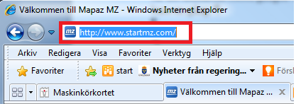 Registrering, inloggning och genomföra prov i Maskinkörkortets provdel (Vid tekniska problem, kontakta Mapaz Support, support@mapaz.