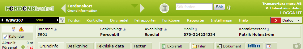F o r d o n s k o n t r o l l N y v e r s i o n 2 0 1 3-0 9 S i d a 17 Kort om framtida Verkstadsportalen En fristående tjänst riktat främst mot verkstäder men tjänsten ska även kunna användas av t.