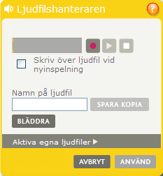 14. Markera filen och klicka på knappen OK. 15. Filen hämtas till tjänsten. Datorn öppnar en informationsruta som visar om hämtningen lyckades eller inte. 16.